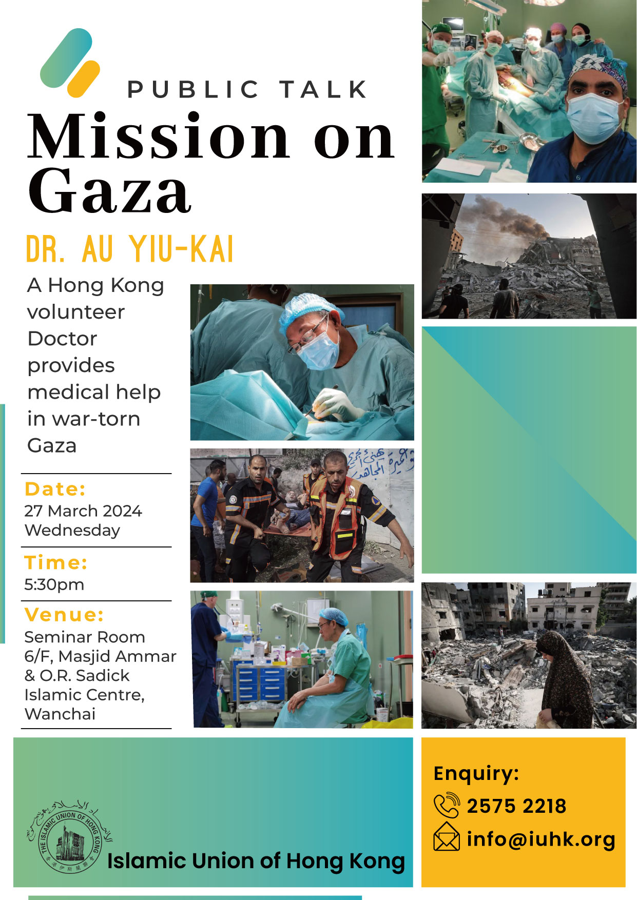 Public Talk: Mission on Gaza